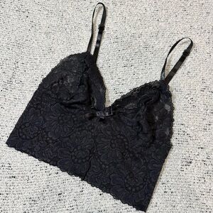 Frederick's of Hollywood Black Lace Bralette M